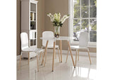 EEI-1055-WHI Track Round Dining Table By Modway