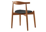 EEI-1080-DWL-BLK Stalwart Dining Side Chair By Modway