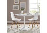 EEI-1116-WHI Lippa 36" Round Wood Dining Table By Modway