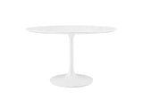 EEI-1118-WHI Lippa 48" Round Wood Dining Table By Modway