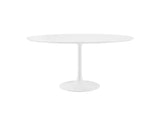 EEI-1120-WHI Lippa 60" Round Wood Dining Table By Modway