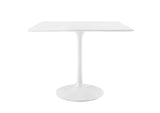 EEI-1124-WHI Lippa 36" Square Wood Dining Table By Modway
