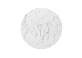 EEI-1129-WHI Lippa 36" Round Faux Marble Dining Table By Modway