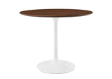 EEI-1136-WAL Lippa 36" Round Wood Dining Table By Modway
