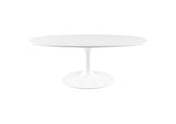 EEI-1139-WHI Lippa 42" Oval Wood Coffee Table By Modway