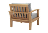 EEI-1143-NAT-GRY-SET Marina Outdoor Patio Teak Armchair By Modway