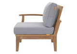EEI-1148-NAT-GRY-SET Marina Outdoor Patio Teak Left-Facing Sofa By Modway