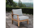 EEI-1148-NAT-GRY-SET Marina Outdoor Patio Teak Left-Facing Sofa By Modway