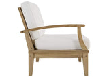 EEI-1148-NAT-WHI-SET Marina Outdoor Patio Teak Left-Facing Sofa By Modway