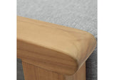 EEI-1152-NAT-GRY-SET Marina Outdoor Patio Teak Ottoman By Modway