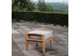 EEI-1152-NAT-GRY-SET Marina Outdoor Patio Teak Ottoman By Modway