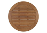 EEI-1153-NAT Marina Outdoor Patio Teak Round Coffee Table By Modway