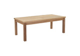 EEI-1154-NAT Marina Outdoor Patio Teak Rectangle Coffee Table By Modway