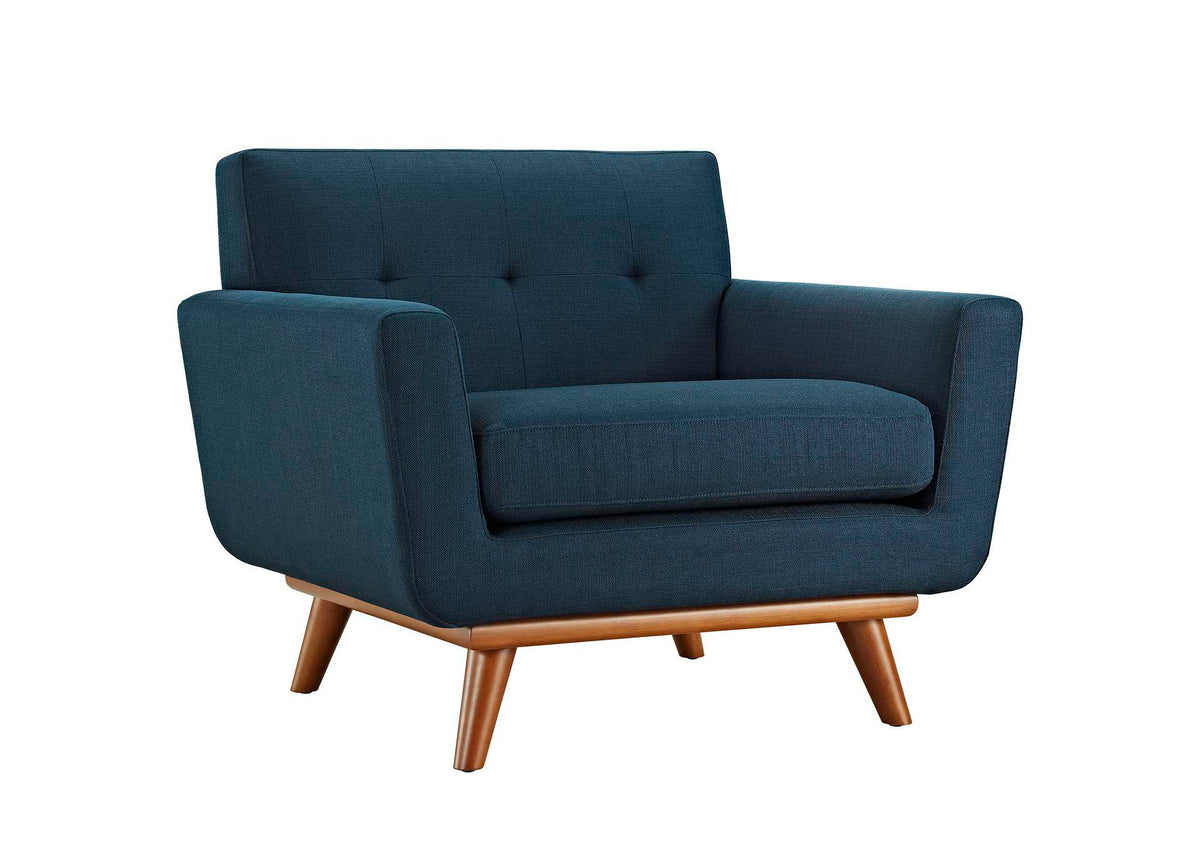 EEI-1178-AZU Engage Upholstered Fabric Armchair By Modway