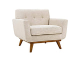 EEI-1178-BEI Engage Upholstered Fabric Armchair By Modway