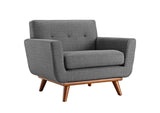 EEI-1178-DOR Engage Upholstered Fabric Armchair By Modway