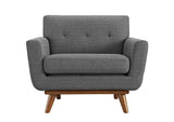 EEI-1178-DOR Engage Upholstered Fabric Armchair By Modway