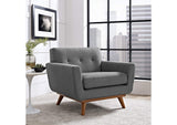 EEI-1178-DOR Engage Upholstered Fabric Armchair By Modway