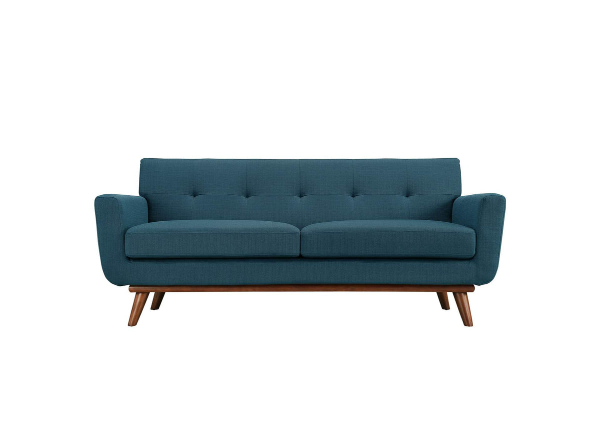 EEI-1179-AZU Engage Upholstered Fabric Loveseat By Modway