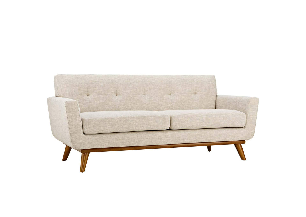 EEI-1179-BEI Engage Upholstered Fabric Loveseat By Modway
