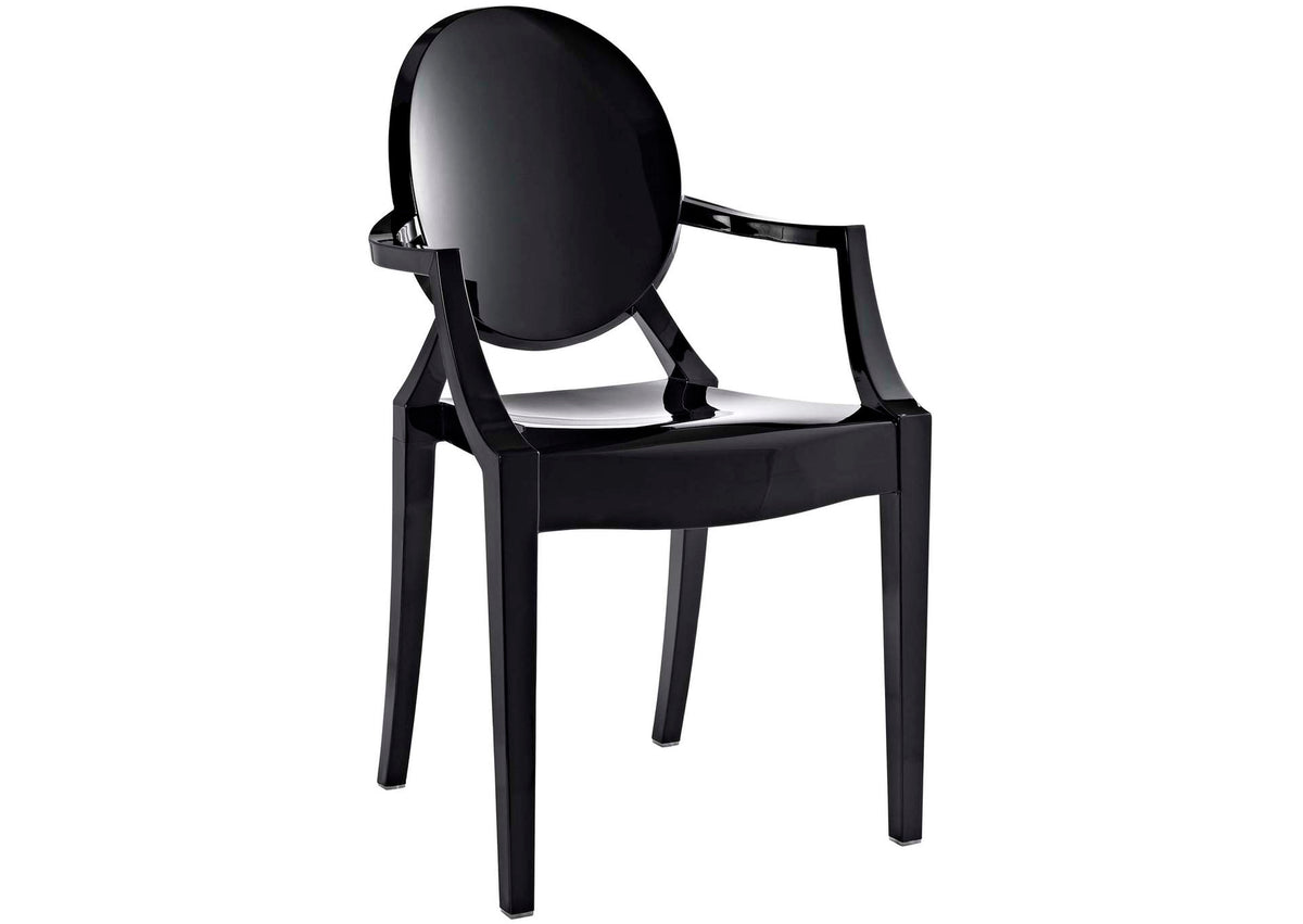 EEI-121-BLK Casper Dining Armchair By Modway