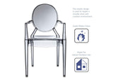 EEI-121-SMK Casper Dining Armchair By Modway