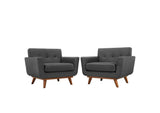 EEI-1284-DOR Engage Wood Armchair Set Of 2 By Modway