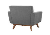 EEI-1284-GRY Engage Wood Armchair Set Of 2 By Modway