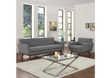 EEI-1344-GRY Engage Armchair And Sofa Set Of 2 By Modway