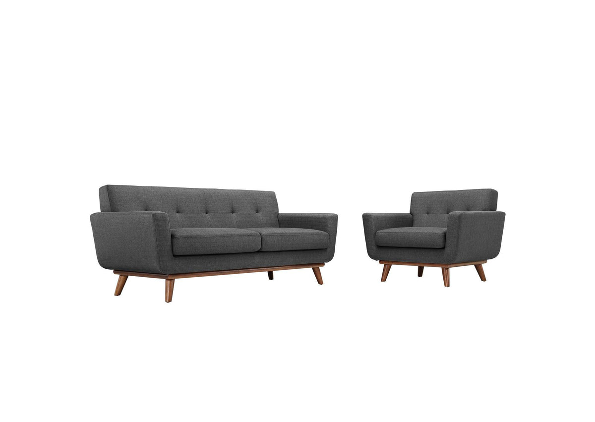 EEI-1346-DOR Engage Armchair And Loveseat Set Of 2 By Modway