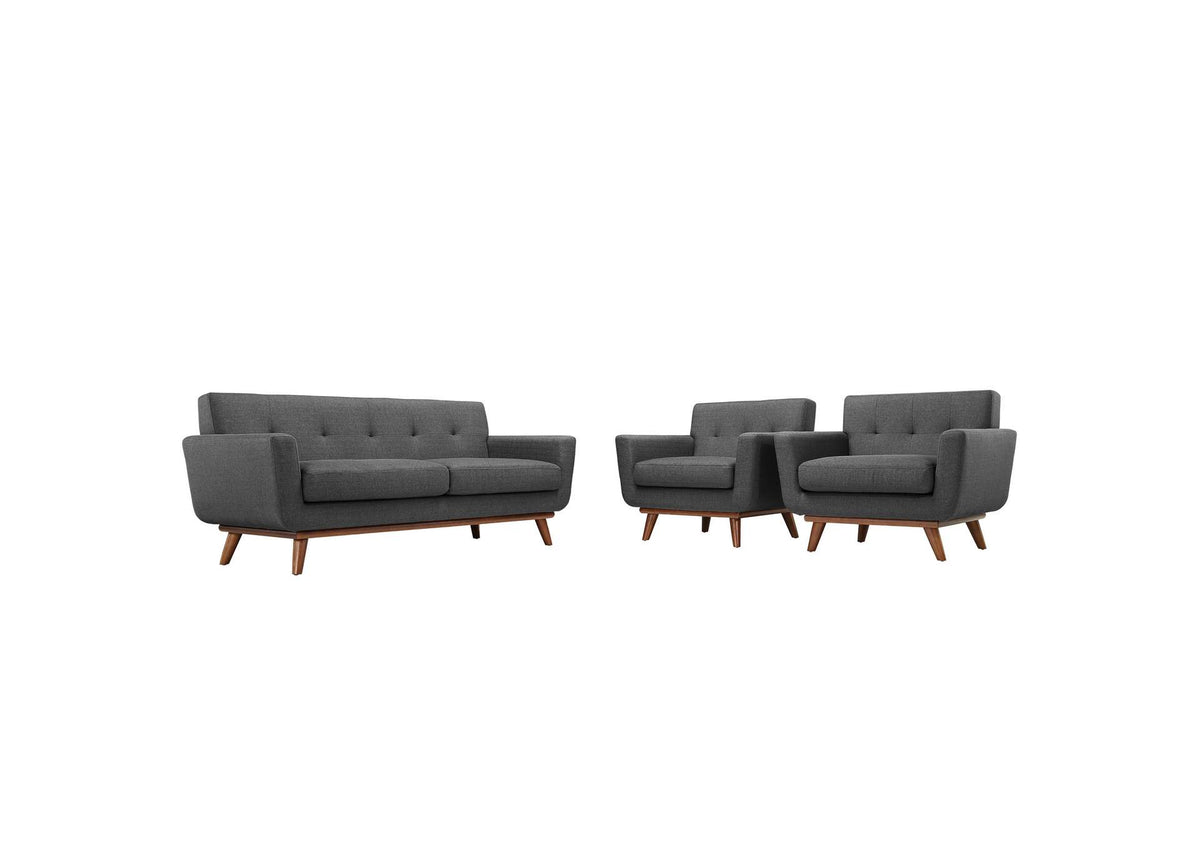 EEI-1347-DOR Engage Armchairs And Loveseat Set Of 3 By Modway