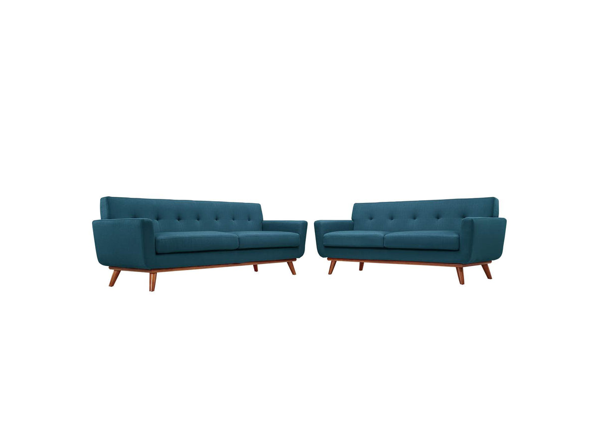 EEI-1348-AZU Engage Loveseat And Sofa Set Of 2 By Modway