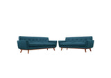 EEI-1348-AZU Engage Loveseat And Sofa Set Of 2 By Modway