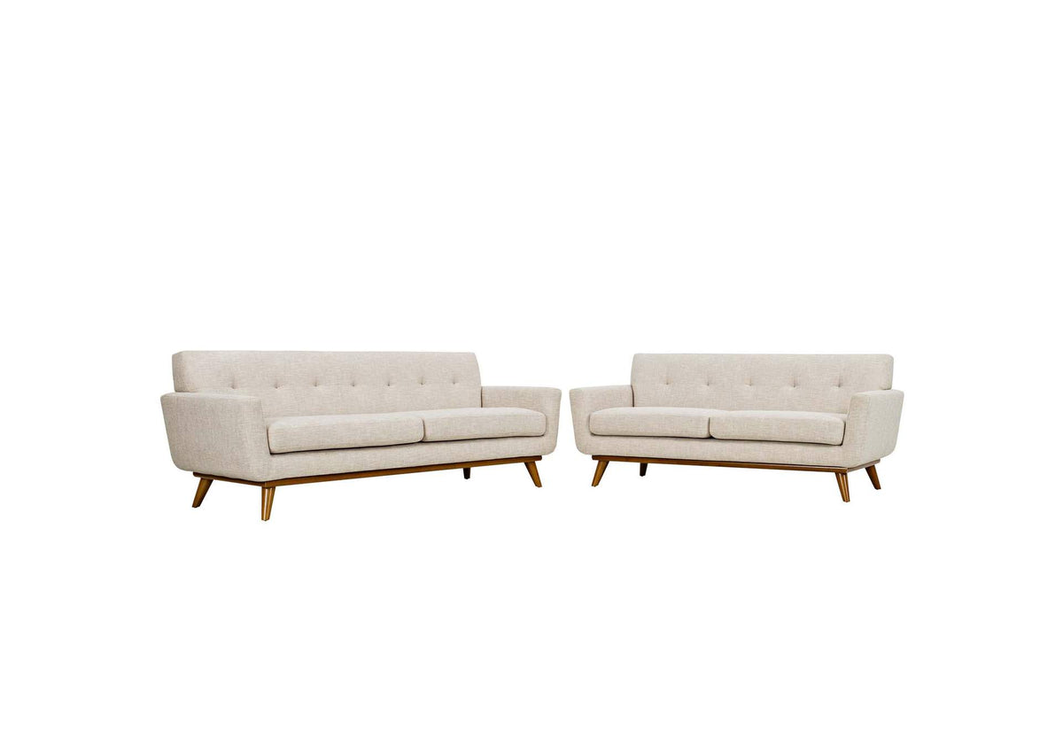 EEI-1348-BEI Engage Loveseat And Sofa Set Of 2 By Modway