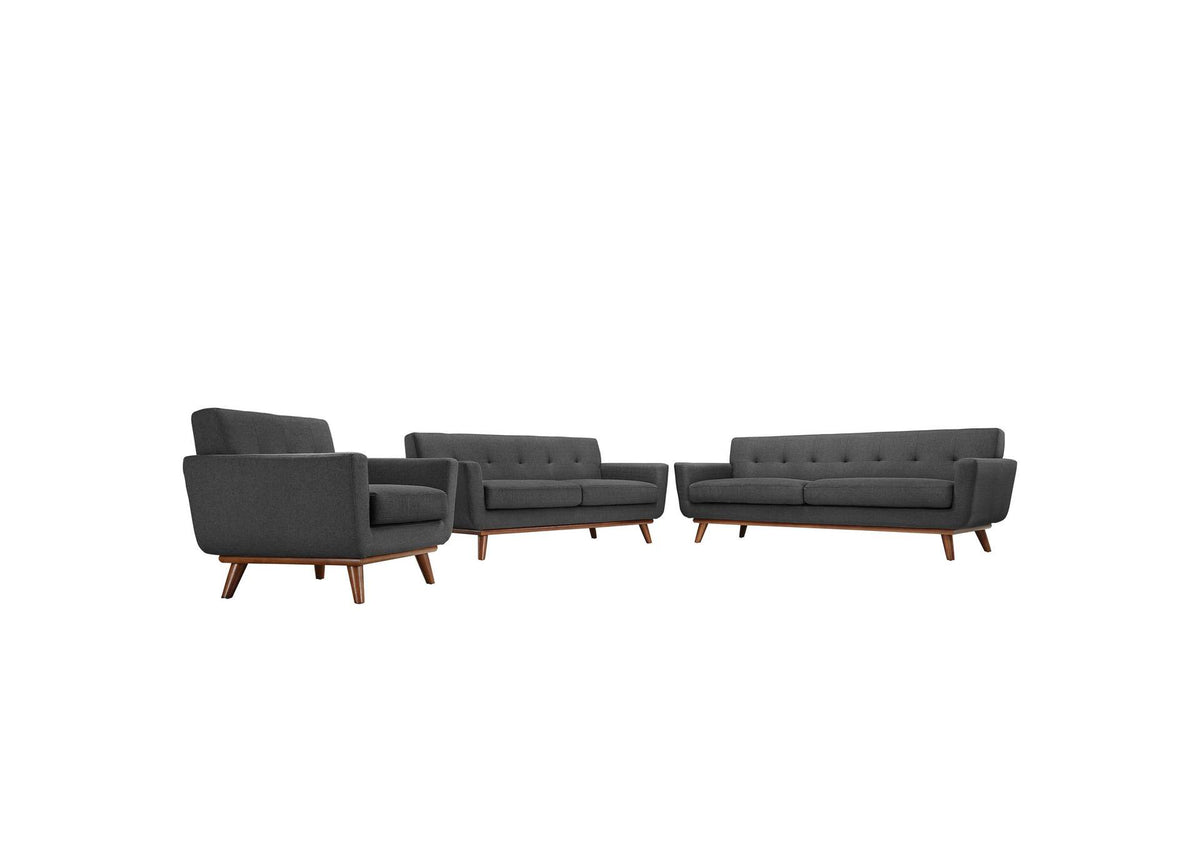 EEI-1349-DOR Engage Sofa Loveseat And Armchair Set Of 3 By Modway