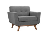 EEI-1349-GRY Engage Sofa Loveseat And Armchair Set Of 3 By Modway