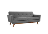EEI-1349-GRY Engage Sofa Loveseat And Armchair Set Of 3 By Modway