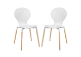 EEI-1368-WHI Path Dining Chair Set Of 2 By Modway