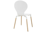 EEI-1369-WHI Path Dining Chair Set Of 4 By Modway