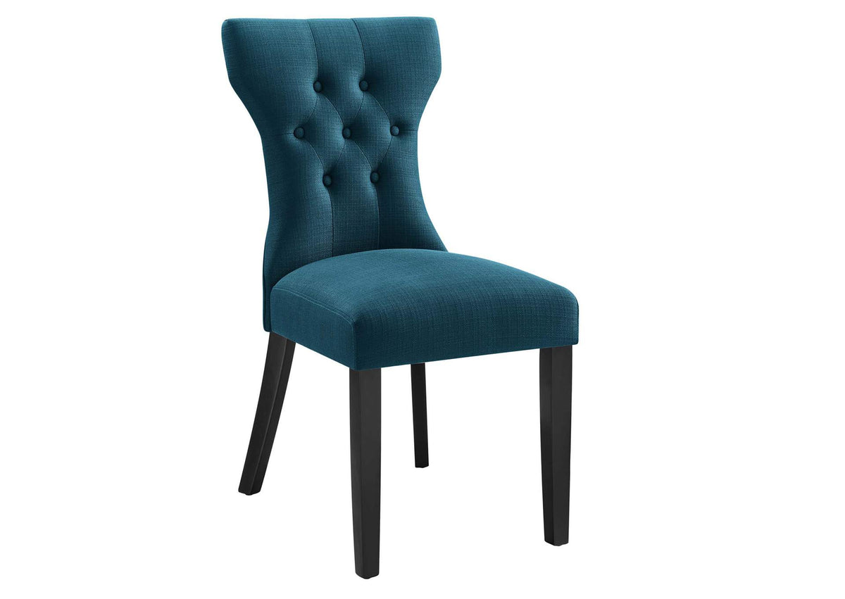 EEI-1380-AZU Silhouette Dining Side Chair By Modway