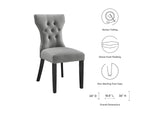 EEI-1380-LGR Silhouette Dining Side Chair By Modway