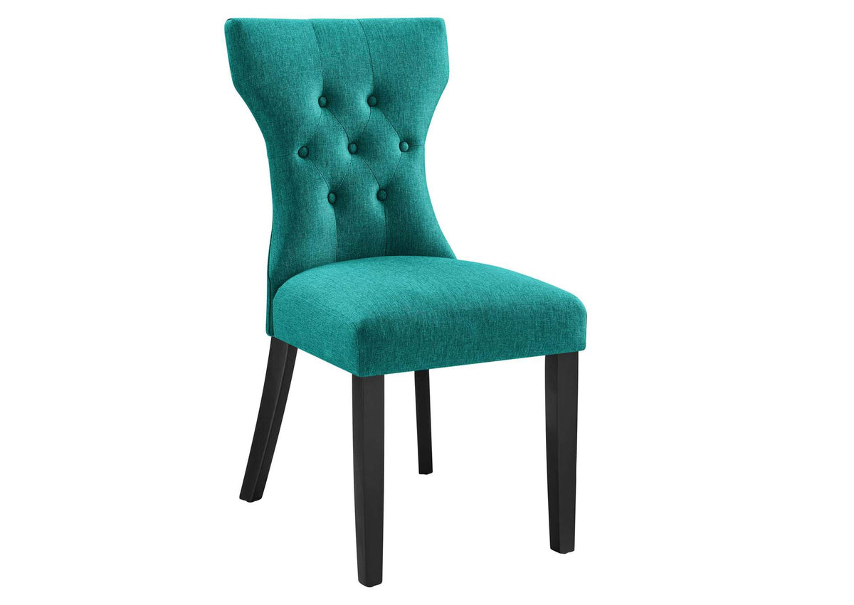 EEI-1380-TEA Silhouette Dining Side Chair By Modway
