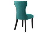EEI-1380-TEA Silhouette Dining Side Chair By Modway
