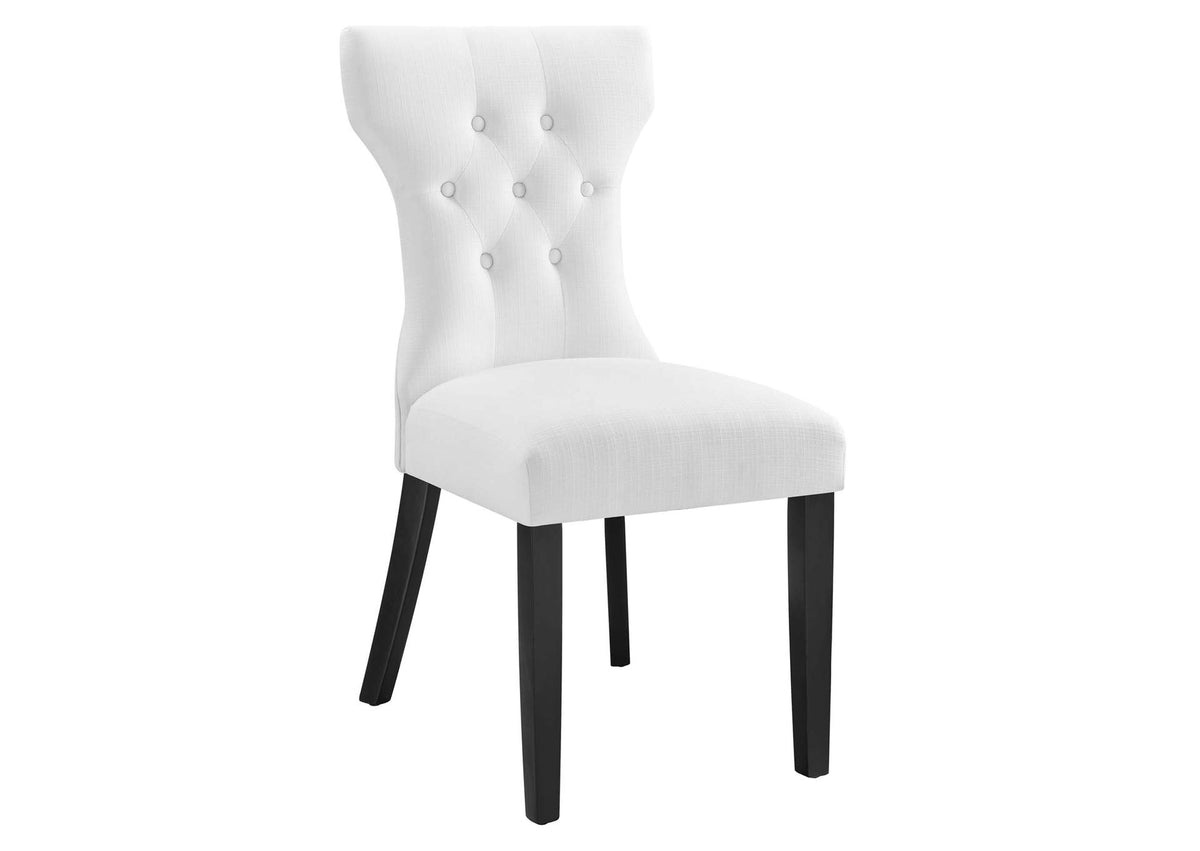 EEI-1380-WHI Silhouette Dining Side Chair By Modway