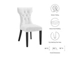 EEI-1380-WHI Silhouette Dining Side Chair By Modway