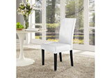 EEI-1382-WHI Confer Dining Vinyl Side Chair By Modway