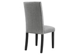 EEI-1384-LGR Parcel Dining Upholstered Fabric Side Chair By Modway