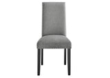 EEI-1384-LGR Parcel Dining Upholstered Fabric Side Chair By Modway