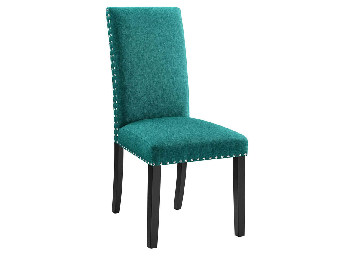 EEI-1384-TEA Parcel Dining Upholstered Fabric Side Chair By Modway