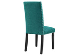 EEI-1384-TEA Parcel Dining Upholstered Fabric Side Chair By Modway